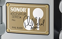 Toba mica Sonor Signature Snare Phil Rudd