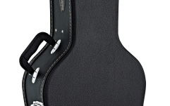 Toc chitară acustica Ortega Case for Acoustic Guitar - Black Flat Top Economy Series Chrome Hardware Dreadnought