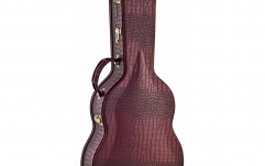 Toc chitară clasică Ortega Case Classic Pro Brown Croco - Arch Top Bronze Hardware 120mm Depth