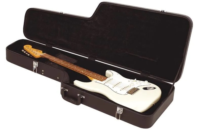 Toc chitară electrică Stratocaster RockCase Standard Electric Guitar Hardshell Case ST-Style Black