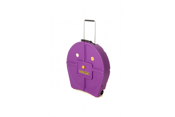 Cymbal Trolley-Case with Wheels 24" - Purple / for 12 Cymbals