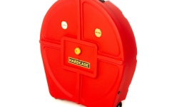 Toc cinele Hardcase Cymbal Trolley-Case with Wheels 24" - Red / for 12 Cymbals