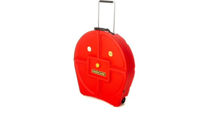 Toc cinele Hardcase Cymbal Trolley-Case with Wheels 24" - Red / for 12 Cymbals