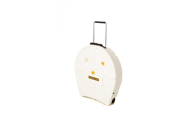 Toc cinele Hardcase Cymbal Trolley-Case with Wheels 24" - White / for 12 Cymbals