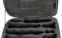 Toc clarinet Bb & A bam New Trekking Double Clarinet Case Black Carbon