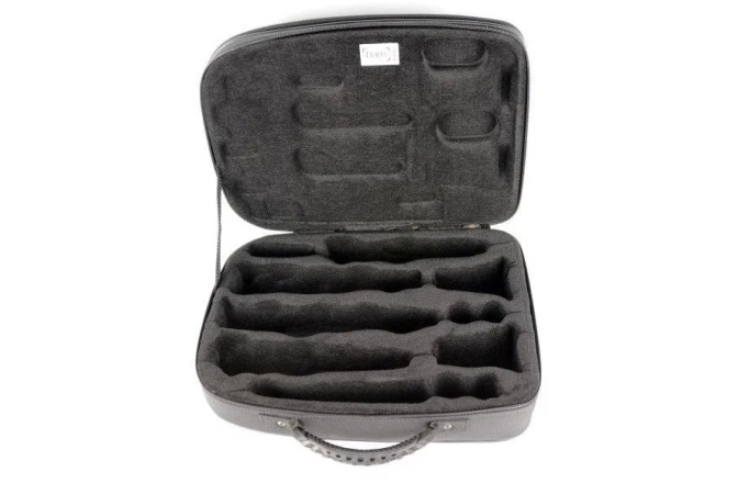 Toc clarinet Bb & A bam New Trekking Double Clarinet Case Black Carbon