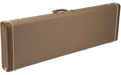 Toc de Chitară Bas Fender G&G Deluxe Jazz Bass Hardshell Case Brown with Gold Plush Interior