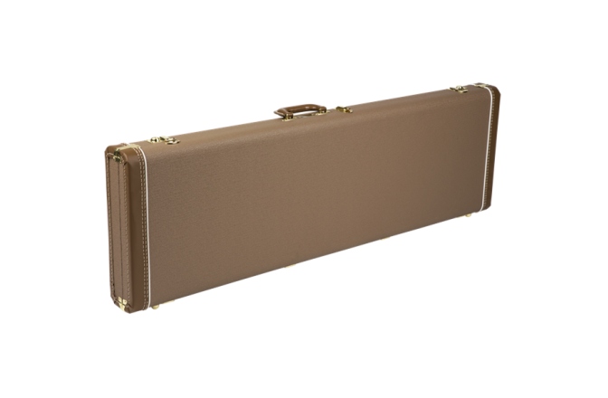 Toc de Chitară Bas Fender G&G Deluxe Jazz Bass Hardshell Case Brown with Gold Plush Interior