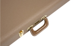 Toc de Chitară Bas Fender G&G Deluxe Jazz Bass Hardshell Case Brown with Gold Plush Interior