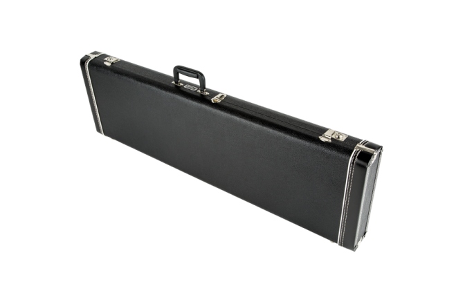 Toc de Chitară Bas Fender G&G Standard Mustang/Musicmaster™/Bronco™ Bass Hardshell Case Black with Acrylic Interior.