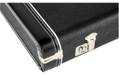Toc de Chitară Bas Fender G&G Standard Mustang/Musicmaster™/Bronco™ Bass Hardshell Case Black with Acrylic Interior.