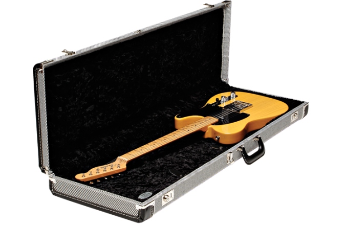 Toc de Chitară Fender G&G Deluxe Strat/Tele Hardshell Case Black Tweed with Black Interior