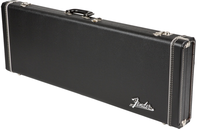 Toc de Chitară Fender G&G Deluxe Strat/Tele Hardshell Case Black with Orange Plush Interior Fender Amp Logo