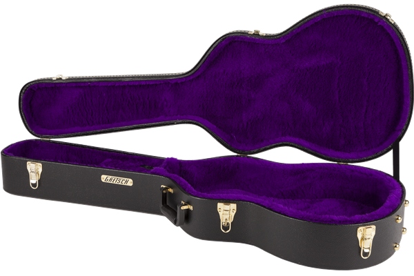 G6295 Square Neck Resonator Flat Top Case Black G6295 Square Neck Resonator Flat Top Case Black