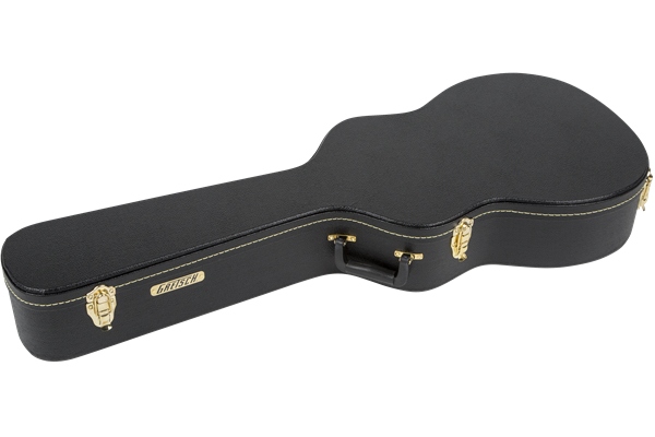 G6296 Round Neck Resonator Flat Top Case Black G6296 Round Neck Resonator Flat Top Case Black