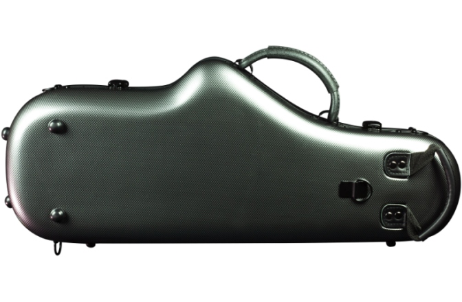 Toc Saxofon Alto Champion Polycarbonate Alto Sax Case - Black Grid