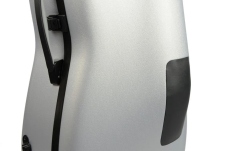 Toc Violoncel bam Hightech Adjustable Cello Case Metallic Silver