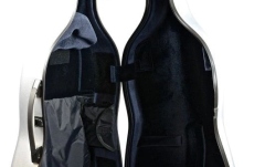 Toc Violoncel bam Hightech Adjustable Cello Case Metallic Silver