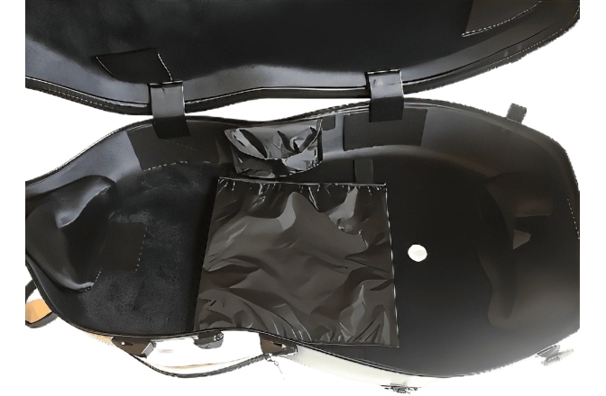 Toc Violoncel bam Hightech Adjustable Cello Case Metallic Silver