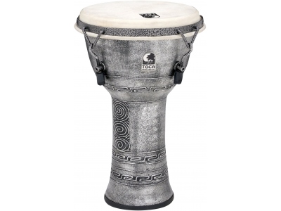 Djembe Freestyle Mechanically Tuned Antique Silver  16,5