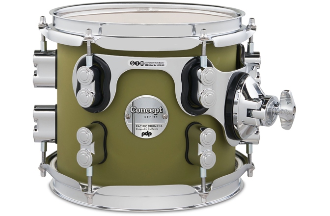 Tom Tom DW PDP Concept Maple TT (arţar) Satin Olive 8 x 7"