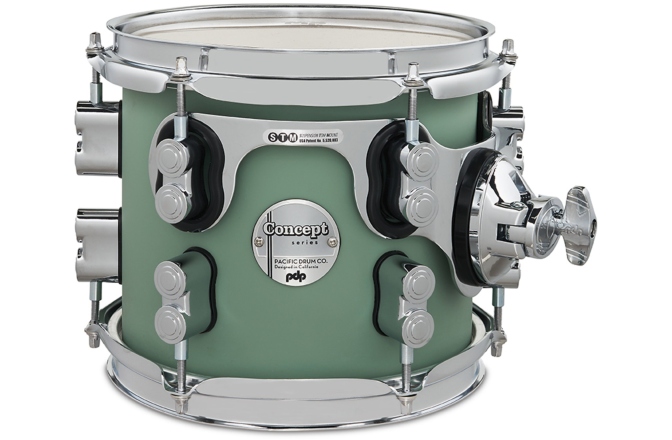 Tom Tom  DW PDP TT Concept Maple (arţar) Satin Seafoam 8 x 7"