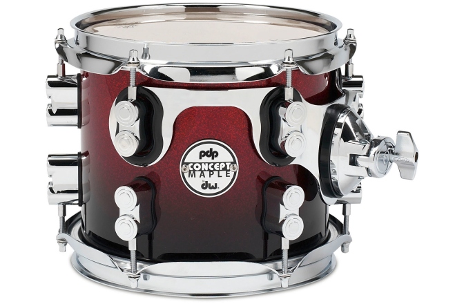 Tom Tom DW PDP TT Concept Maple  Red to BSF 10 x 8" 