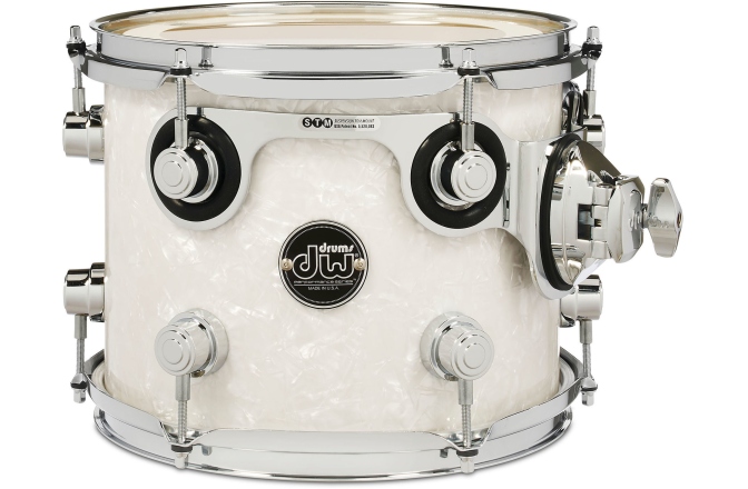 Tom Tom DW TT Performance White Marine 10 x 8"