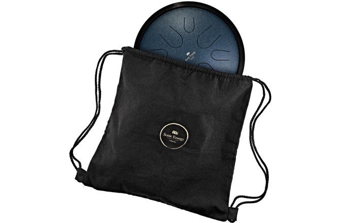 Tongue Drum Do minor Meinl Sonic Energy 10'' Compact Steel Tongue Drum, C Minor, 8 Notes, 432 Hz, Navy Blue