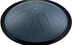 Tongue Drum Do minor Meinl Sonic Energy 10'' Compact Steel Tongue Drum, C Minor, 8 Notes, 432 Hz, Navy Blue