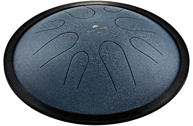 Tongue Drum Do minor Meinl Sonic Energy 10'' Compact Steel Tongue Drum, C Minor, 8 Notes, 432 Hz, Navy Blue