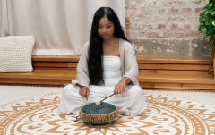 Tongue Drum Meinl MOS Tongue Drum, D. Green, F# Minor (432 Hz), 8 Notes