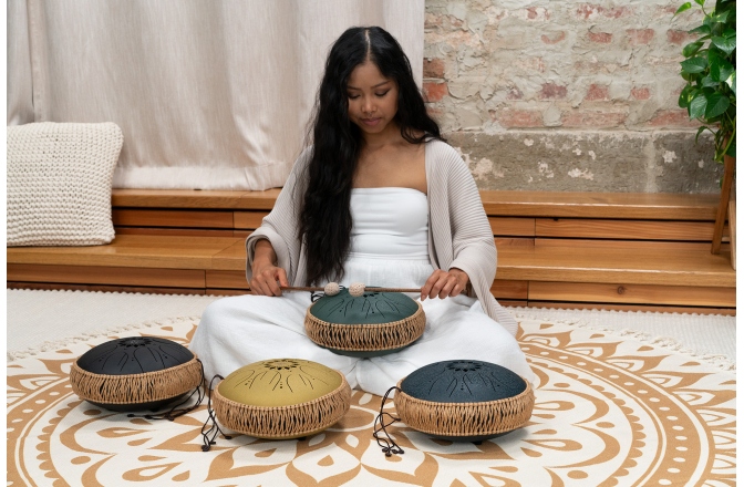 Tongue Drum Meinl MOS Tongue Drum, D. Green, F# Minor (432 Hz), 8 Notes