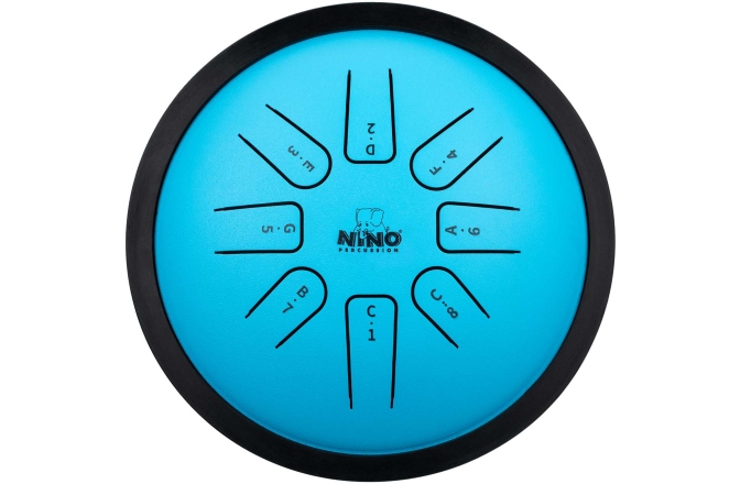 Tongue Drum Nino Percussion Steel Tongue Drum - Blue