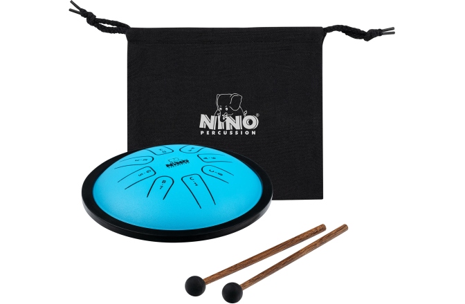 Tongue Drum Nino Percussion Steel Tongue Drum - Blue