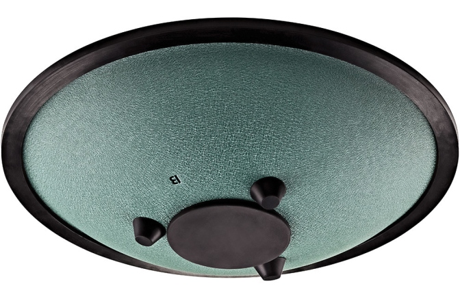 Tongue Drum Si minor Meinl Sonic Energy 10'' Compact Steel Tongue Drum, B Minor, 8 Notes, 432 Hz, Dark Green