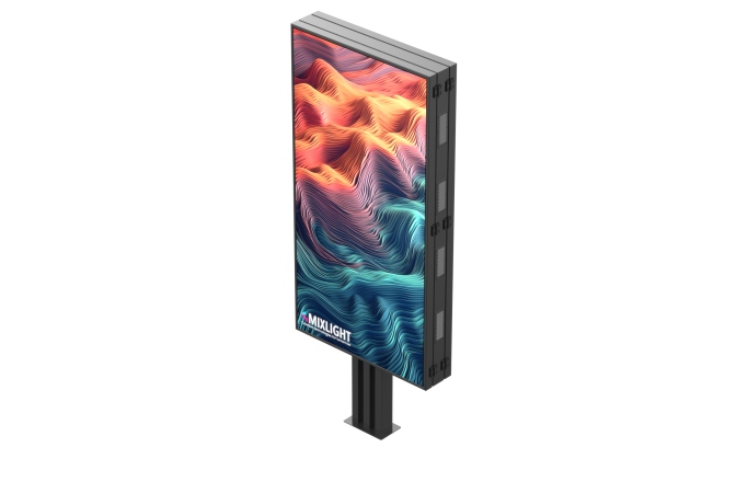TOTEM EXT. Mixlight Totem stradal P4 fata dubla