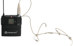 Transmițător bodypack cu transmițător multifrecvență PLL Relacart T-31 Bodypack for HR-31S with Headset