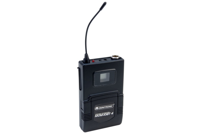 Transmitator de buzunar Omnitronic MOM-10BT4 Bodypack Transmitter