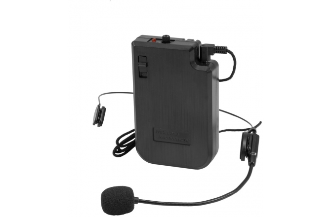 Transmitator Headset pentru sistemul WAMS Omnitronic WAMS-10BT2 MK2 Bodypack incl. Headset 863MHz