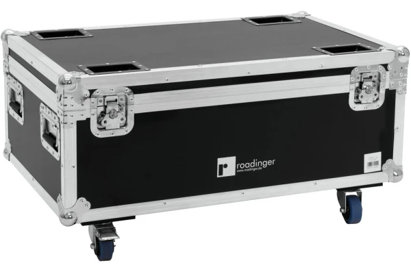 Roadinger Flightcase 8x LED IP PAR 7x10W RGBL — 2