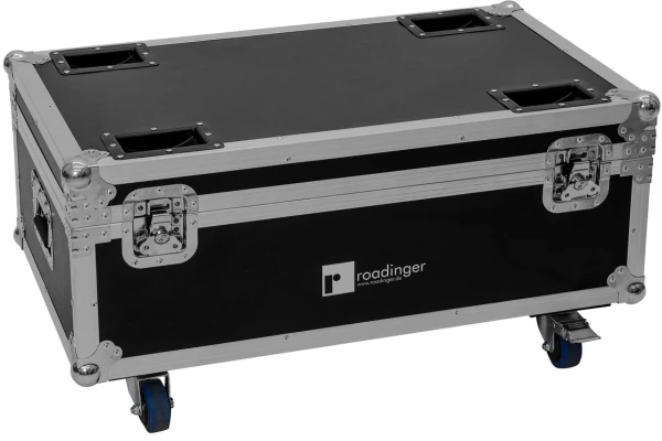Roadinger Flightcase 4x LED CLS-18 QCL RGB — 2