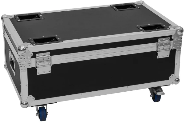 Roadinger Flightcase 4x LED CLS-18 QCL RGB — 3