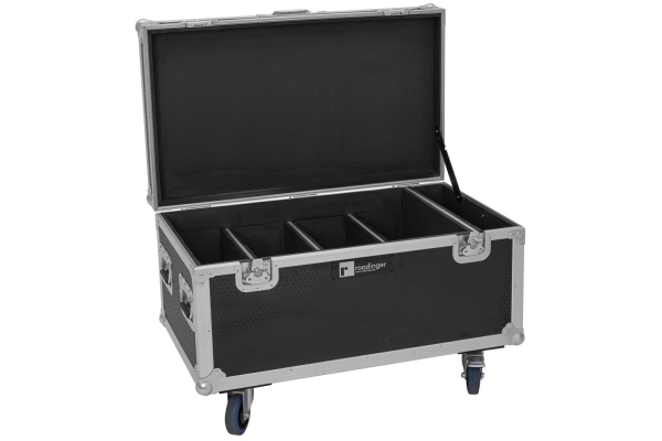 Roadinger Flightcase 4x Multiflood IP 8x10W RGBW Wash
