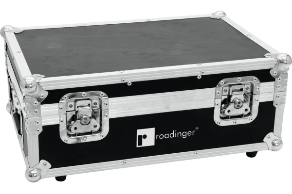 Roadinger Flightcase 4x AKKU TL-3 Trusslight QuickDMX with charging function — 2