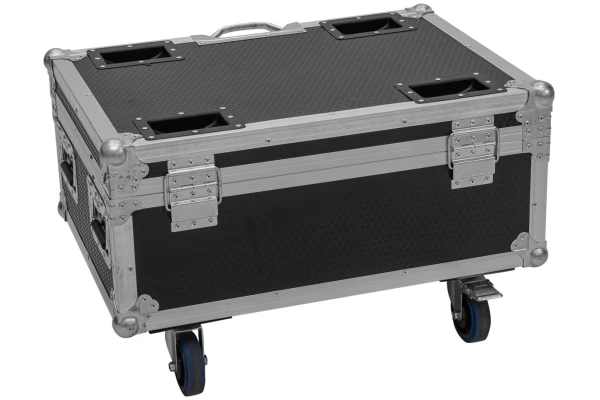Roadinger Flightcase 6x AKKU IP TL-3 QCL Trusslight CRMX with charging function and wheels — 3