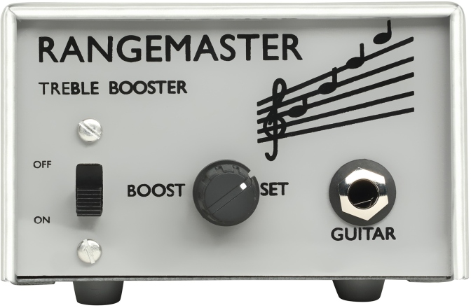Treble Booster chitara British Pedal Company  Special Edition Mullard Loaded OC44 Dallas Rangemaster - Treble Booster