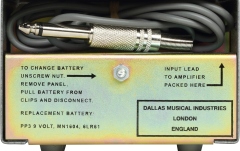 Treble Booster chitara British Pedal Company  Special Edition Mullard Loaded OC44 Dallas Rangemaster - Treble Booster