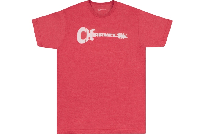 Tricou Chauvet Charvel Guitar Logo T-Shirt Heather Red XL