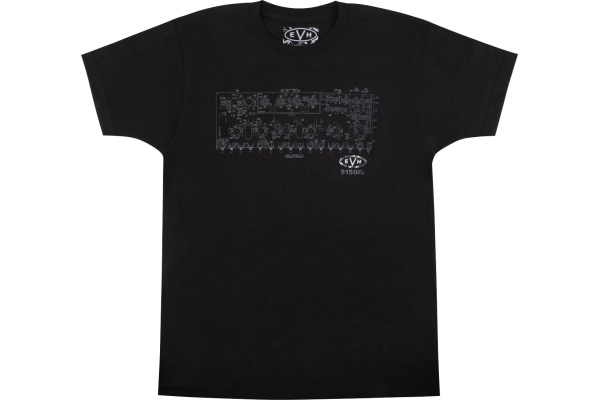 Schematic T-Shirt Black XL